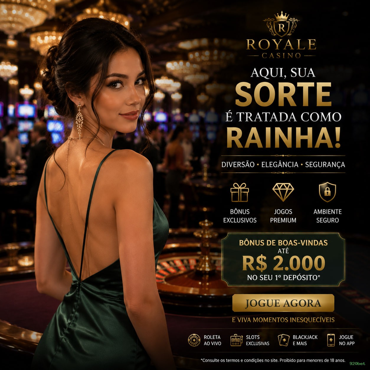 Roleta e blackjack 920bet